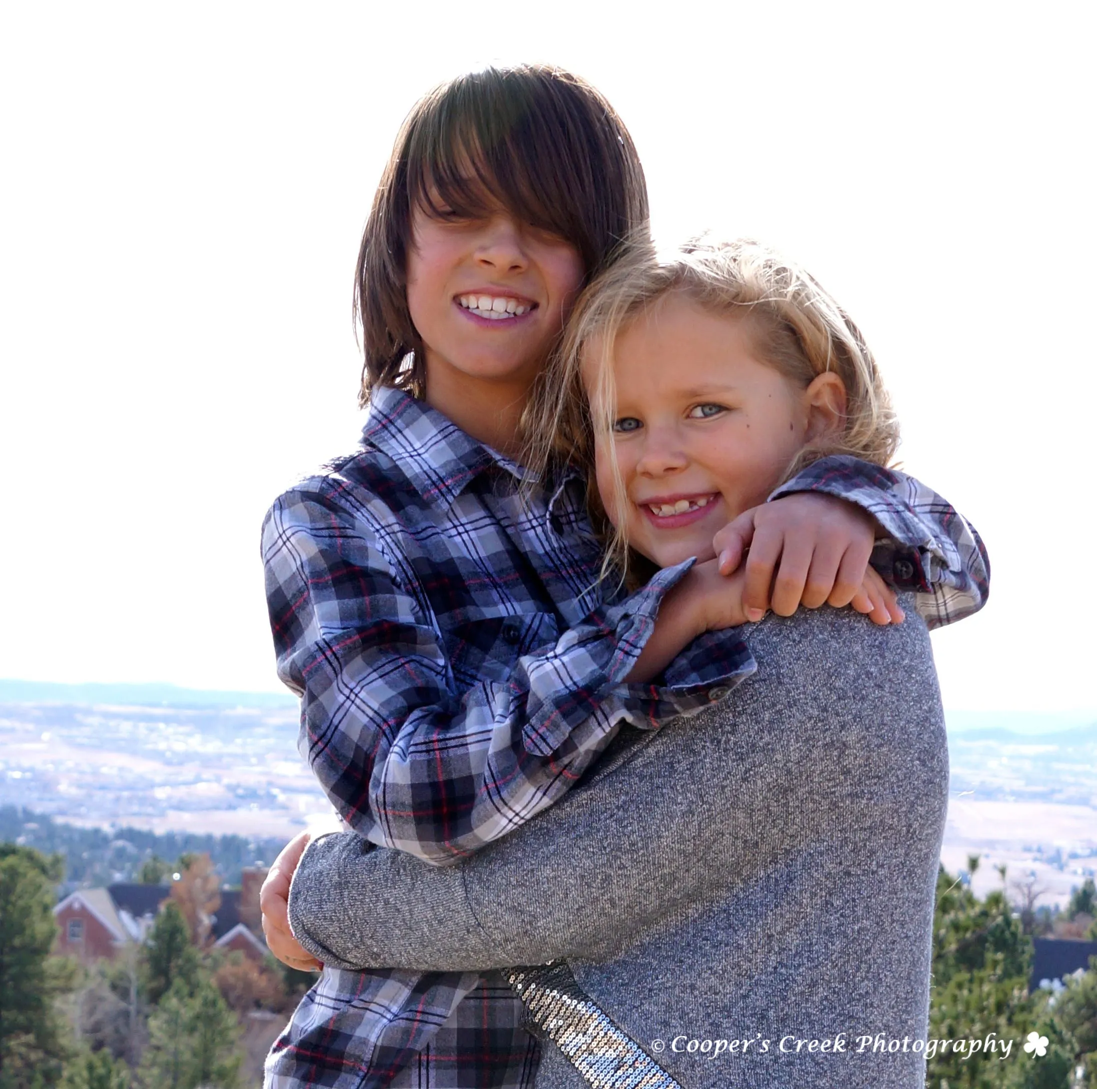 Brooks kids hugging 2